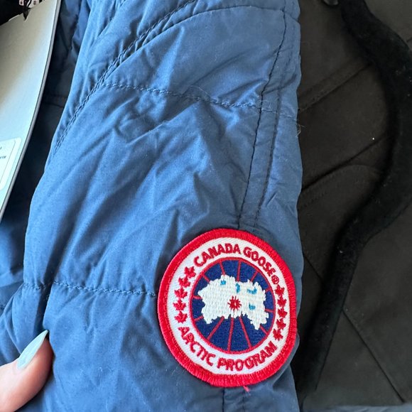 Canada Goose Dunham Jacket Slim Fit Puffer Down-filled Small Marine Blue - Picture 3 of 7